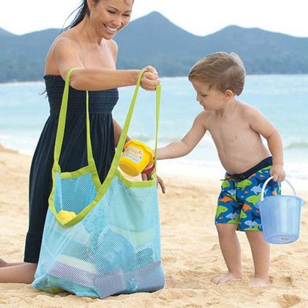 

duffel bags children sand away beach mesh bag toys clothes towe for travel accessories