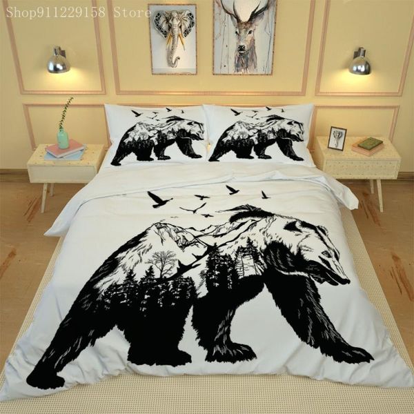 Yatak takımları hayvan resimleri yorgan kapağı mikrofiber a/b çift taraflı desen yatak odası