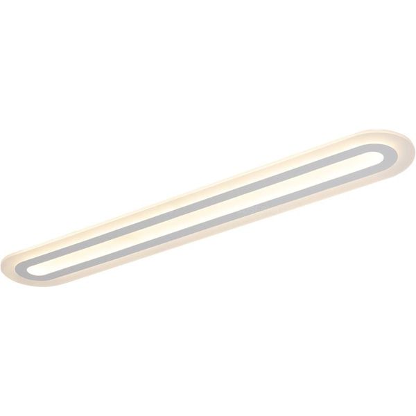 

modern white ceiling lights long led dimmable lamp for office balcony bathroom ultra thin acrylic iron flush mount light