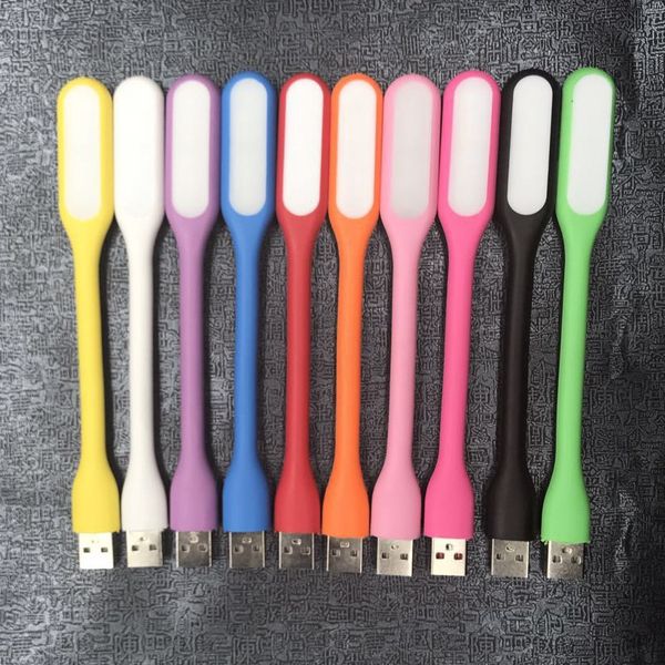 

portable usb led lamp light flexible bendable mini usb light for notebook laptablet power bank usb gadets with or witout package 500pcv