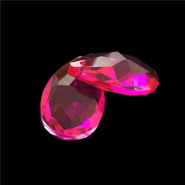 

chandelier crystal 50*30mm 50pc rose glass parts for table lamp accessories