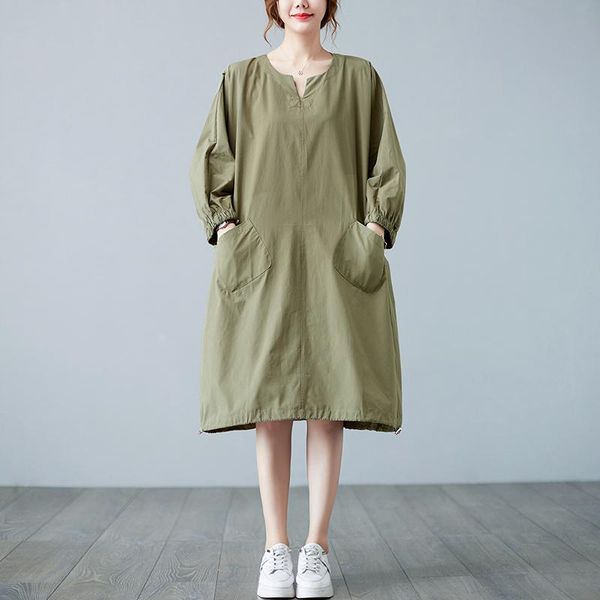 

maternity dresses 2021 arrive spring dress woman casual long sleeve large size pregnant clothing md-03337, White