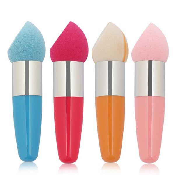 

mushroom head makeup brushes women maquillaje beauty foundation sponge powder puff with handle smooth shaped cosmetic tool sponges, applicat