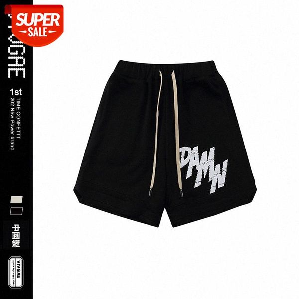 

vivgae american retro fog letter shorts men's loose flow casual pants five points #kc64, Black