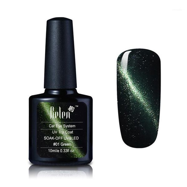 

belen 10ml gel nail polsih cat eye coat soak off uv led lacquer magnetic 3d effect primer need magnet1, Red;pink