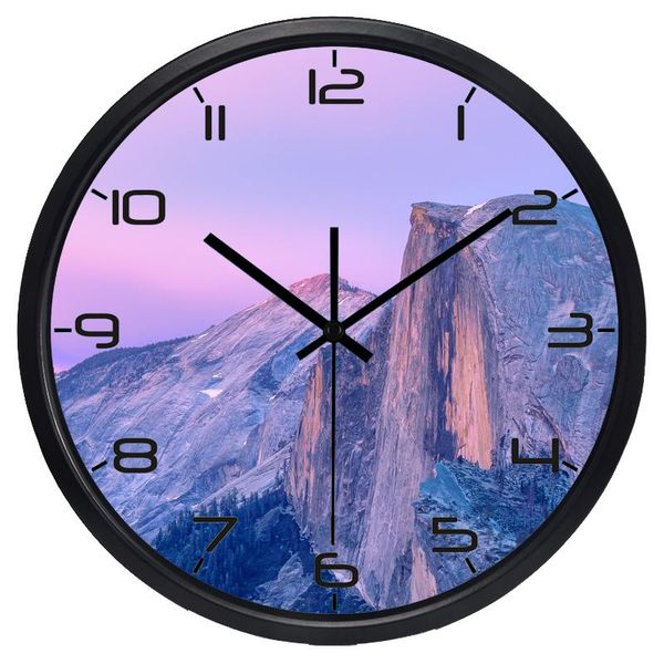 

wall clocks 2 style mountain view picture clock the home decoration natural scenery