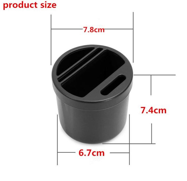 

car organizer seat crevice storage console side pocket auto gap with coin box and water cup holder