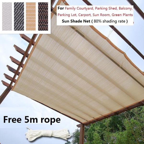 

shade outdoor awnings sail square anti-uv sun net shelter garden patio pool parking shed carport courtyard green plants