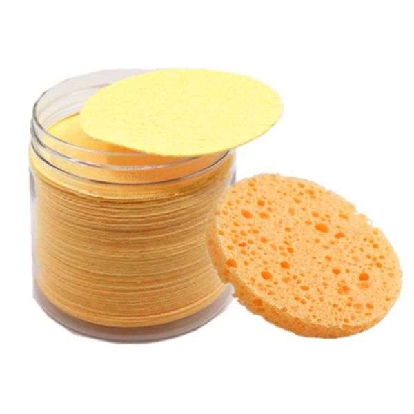 

sponges, applicators & cotton 50pcs reusable compressed facial sponge makeup remover tool face cleaning for deep cleansing