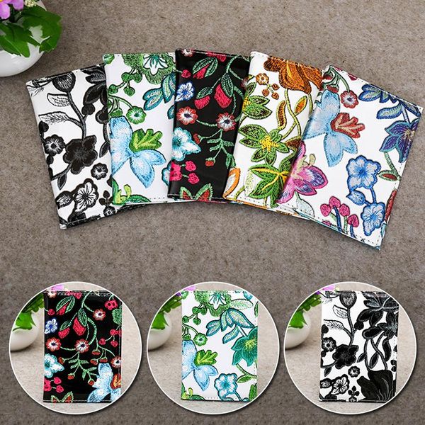 

storage bags print passport holder protect cover wallet organizer tickets bag clip