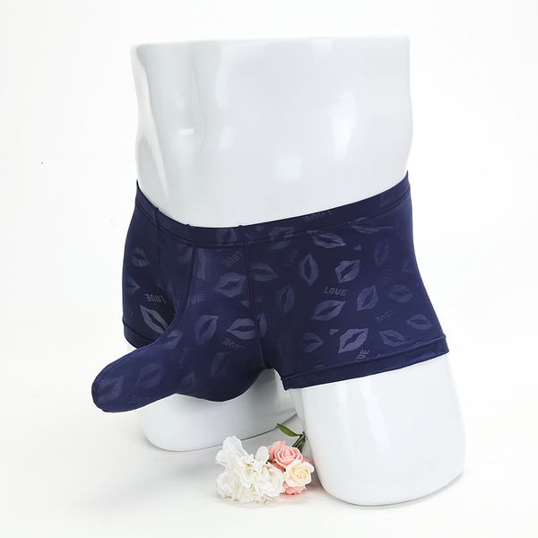 

men's underwear bullet separation flat angle elephant nose set jj, Black;white