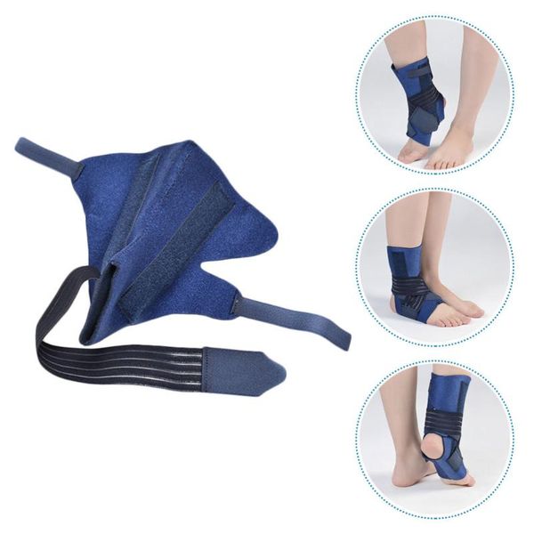 

ankle support brace breathable adjustable protection for sprain arthritis, Blue;black