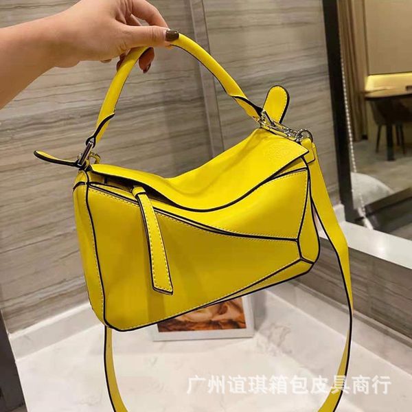 

outlet 2021 women's puzzle small geometric deformation bag in hand color matching one shoulder messenger designers handbag yw