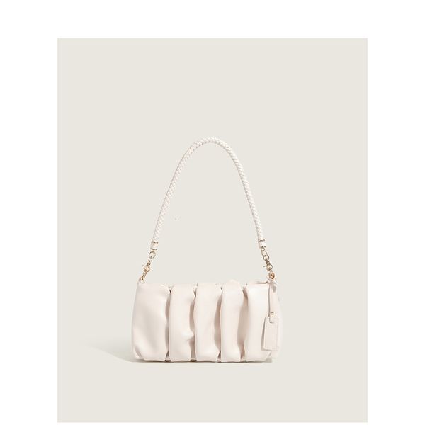 

cloud bag 2021 fashion summer versatile one shoulder menger bag net red and white underarm fold handbag women