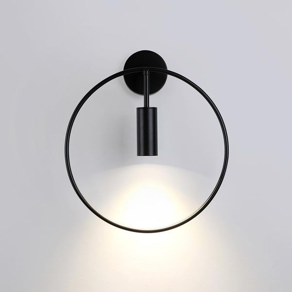 

metal wall lights bedside lamp sconce nordic light for bedroom simple design gu10