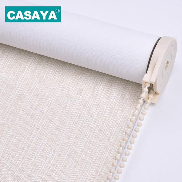 

blinds casaya foamed fabric blackout roller 99% reflection uv light sun shade shutters bedroom living room