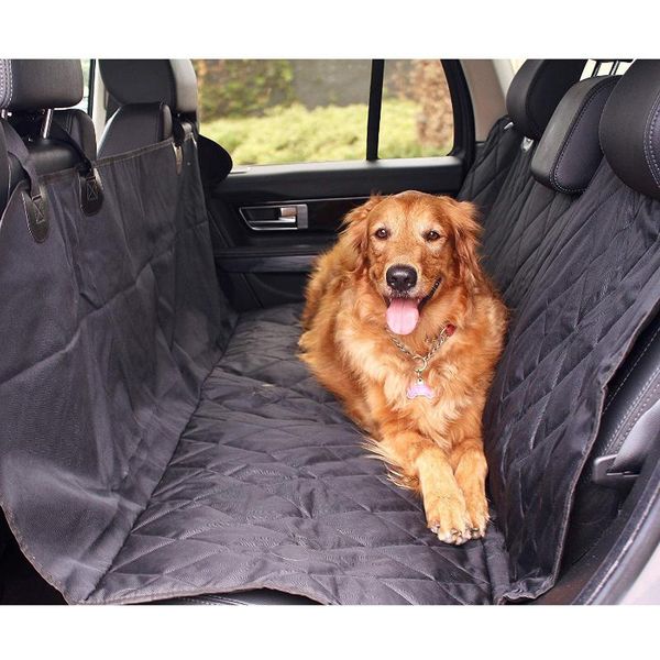 

100% waterproof dog car seat covers cover with side flaps pet for back kennels & pens