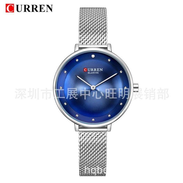 

wristwatches brand curren watches women luxury quartz gold bracelet ladies wristwatch female clock relogio feminino drop 2021, Slivery;brown