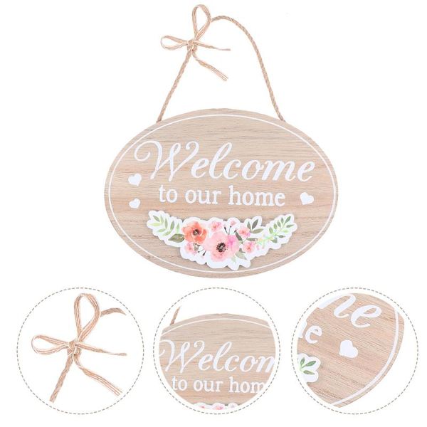 

novelty items creative hanging board welcome design doorplate wall sign door tag
