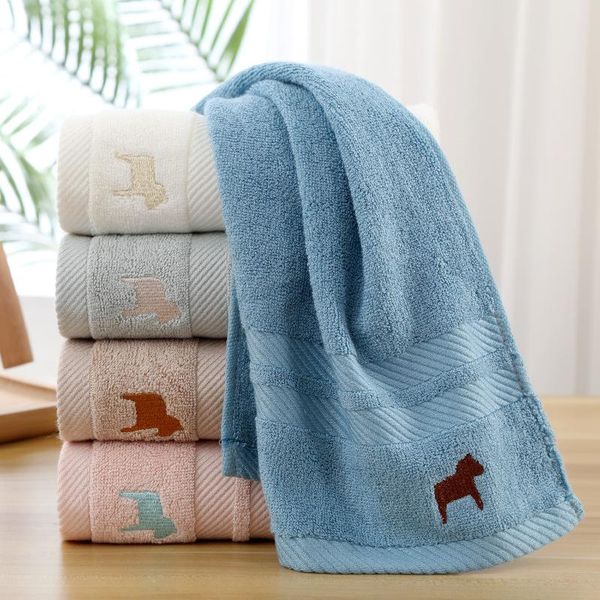 

towel t059a bamboo microfiber embroidered horse home el towels quick dry face