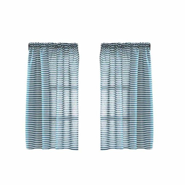 

pc rod small window short curtain household sheer valance kitchen balcony door panels home drape - 100x130cm ( & drapes