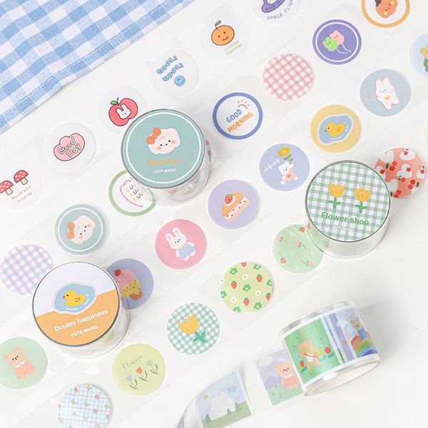 

gift wrap kawaii pet washi tape scrapbooking diy decor journal korean cute cartoon bear planner masking diary stationery sticker
