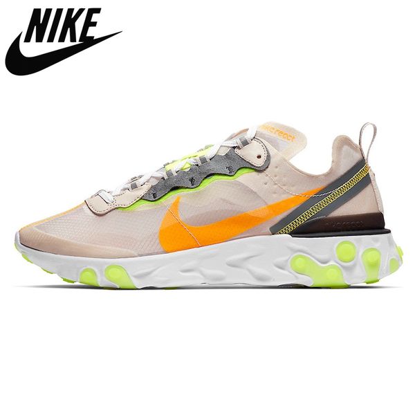 

running shoes 55 87 element react men women black volt bright green game royal jade olive pale pink solar red tour yellow sports sneakers tr