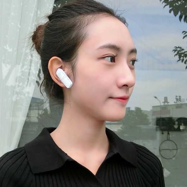 Drahtloser Bluetooth-Sender-Kopfhörer, In-Ear-Einzel-Mini-Ohrhörer, Freisprechanruf, Stereo-Musik-Headset mit Mikrofon für Smartphones yy28