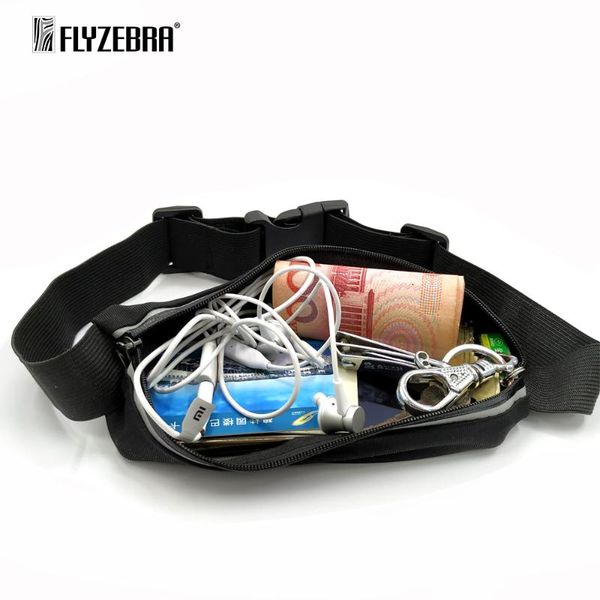 

waist bags women men sport running hip bag elasticity knight packs waterproof jogging gym pack with water bottle