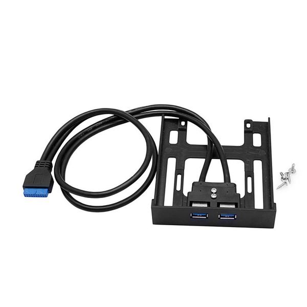 

hubs 20 pin 3.5" floppy bay front panel 2 ports usb 3.0 expansion adapter connector
