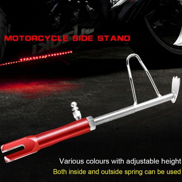

other motorcycle parts decorative side stand bicycle replacement adjustable spring structure aluminum alloy parking kickstand practical