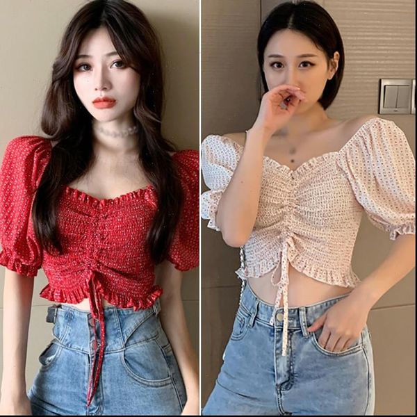 

slash neck summer women shirts floral print short sleeve chiffon, White