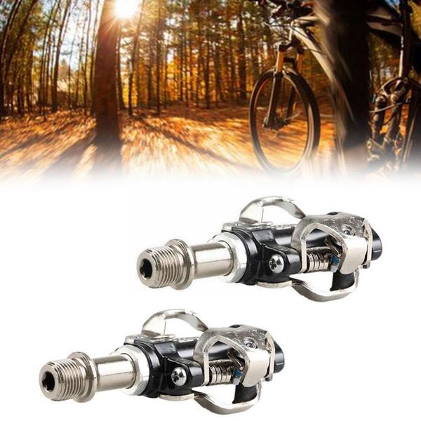 

bike pedals for mtb self-locking bearings clips dual mountain spd bicycle zp-108s accessories system parts ultralight c5c4