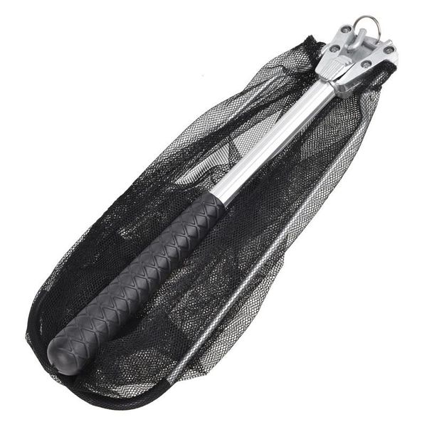 

fishing accessories net aluminum alloy pole nets triangular landing retractable folding