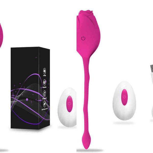 Nxy Drahtloser rosa weiblicher Vibrator, Spielzeug mit Fernbedienung, G-Punkt-Simulator, Vaginalball, Liebesei, Sexspielzeug für Erwachsene 1215