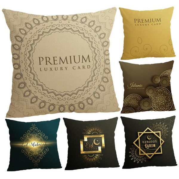 

cushion/decorative pillow traditional festival cover cushion 18x18in /45x45cm home decoration ramadan linen pillowcase