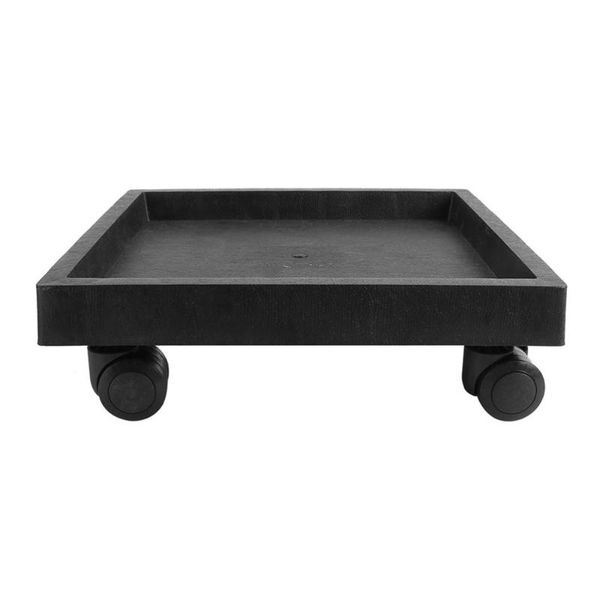 

kitchen storage & organization 1pc garden patio flower pot stand rolling planter holder with wheels