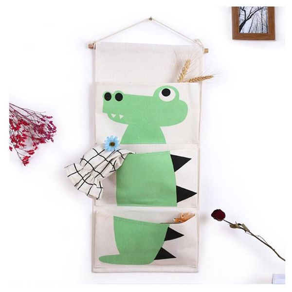 

room door pouch home decor wall hanging bag 3 pocket hanger bathroom baby folding organizers storage boxes & bins