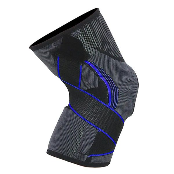 

elbow & knee pads sports adjustable volleyball elastic sleeve brace support silicone nylon safety, Black;gray