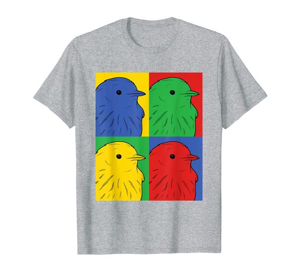 

Warbler Pop Art T-Shirt - Retro Bird Tee, Mainly pictures