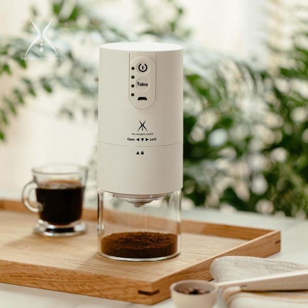 

manual coffee grinders household mini espresso portable electric usb-coffee bean grinder rechargeable with adjustable coarsen 5.5w 2000mah