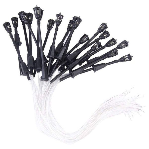 

party masks lot of 20pcs 3v led floor lamp with single head miniature scale 1/100