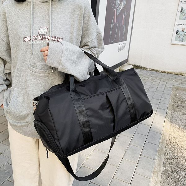 

shopping large capacity bag womens bag gym bag for traveling 2021 new womens shopping all-match messenger canvas fashion