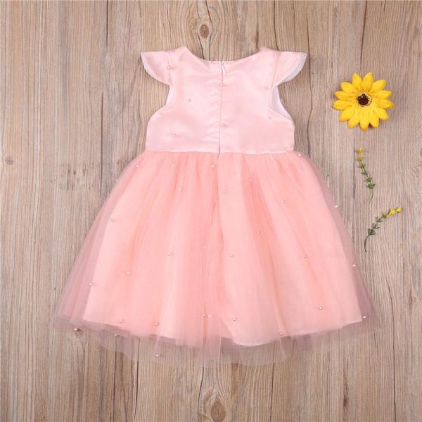 

infant baby girls flower dresses christening gowns born babies baptism clothes princess tutu birthday white bow dress girl's, Red;yellow