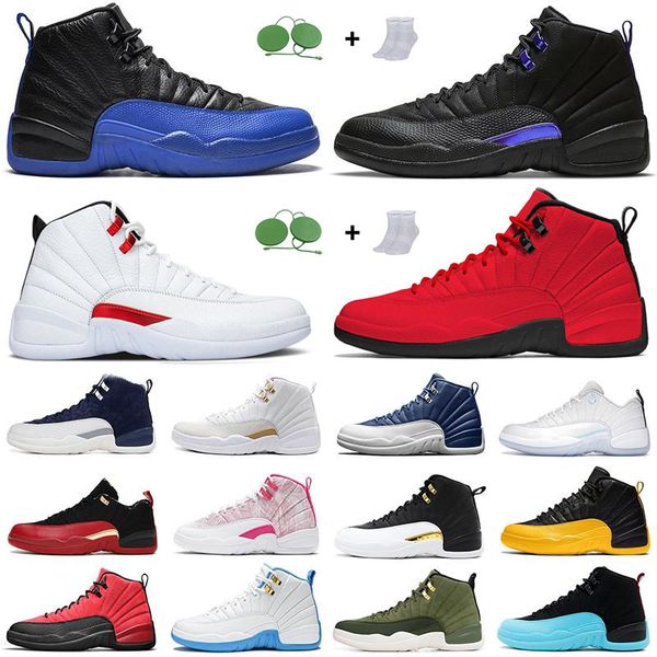

new zapato 12 12s mens basketball shoes jumpman twist low easter reverse flu game university blue dark concord unc wonderful trainers sports