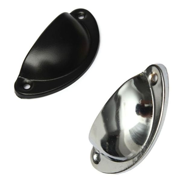 

handles & pulls 12pcs kitchen cupboard door cabinet knobs drawer half moon shell pull