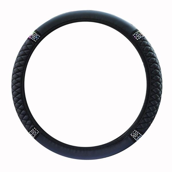 

steering wheel covers pu leather car cover replacement waterproof black