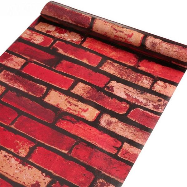 

window stickers thickened 3d stereo brick pattern wallpaper self-adhesive waterproof wall sticker paper