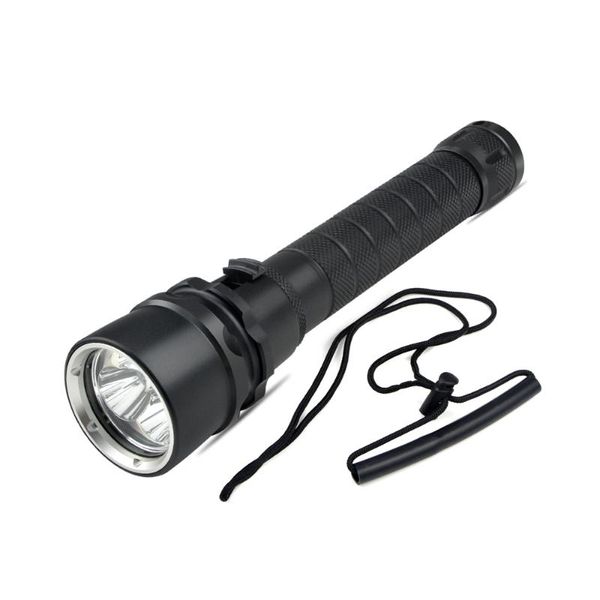 

waterproof portable lamp led diving l2 u3 4500lm 3* xm-l dive torch light for camping underwater lighting torches