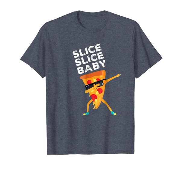 

slice slice baby funny pizza lover t-shirt, White;black